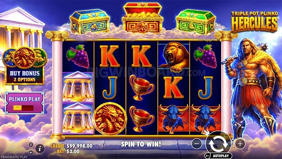 Triple Pot Plinko Hercules