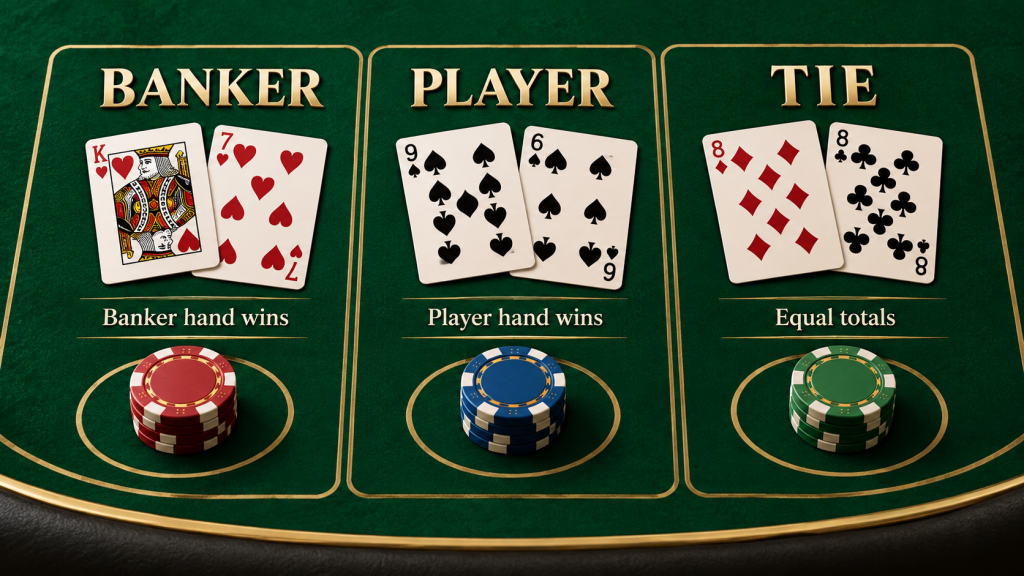 Baccarat Betting Basics: How Banker, Player and Tie Work luckycola